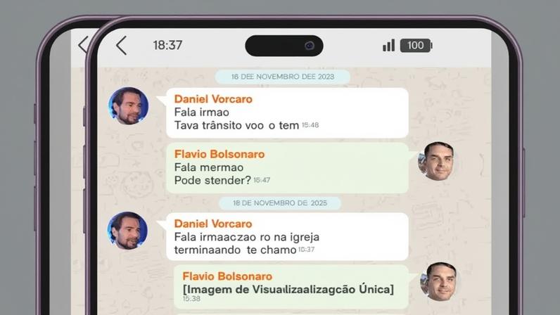 Flávio mantinha contato com Vorcaro por WhatsApp; leia mensagens