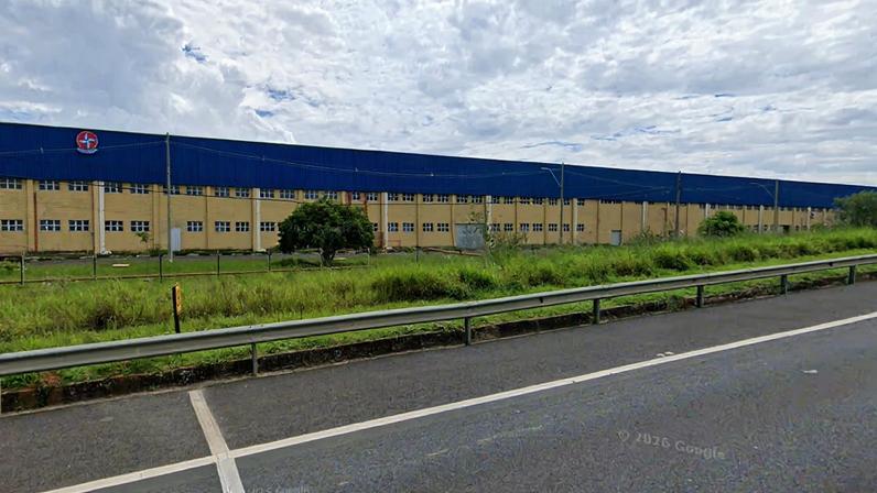 Imagem da fachada da fábrica da Estrela em Itapira (SP) — Foto: Reprodução/Google Maps