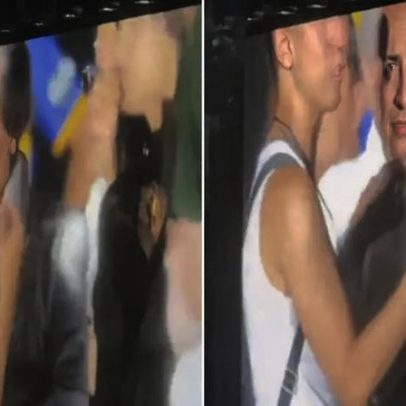 Maria Bethânia marca presença no palco na passagem de Shakira em Copacabana