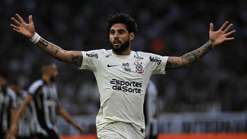 Yuri Alberto (Corinthians) durante jogo contra o Botafogo, no dia 17.05.2026