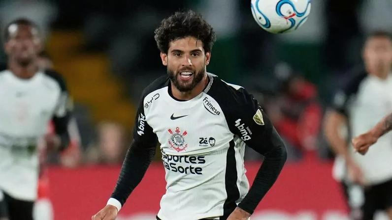 Yuri Alberto (Corinthians) durante jogo contra o Santa Fé, no dia 06.05.2026.