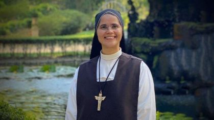 A irmã Nadir Santos da Silva, das Carmelitas Mensageiras do Espírito Santo