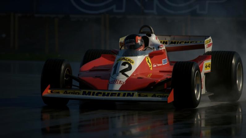 Gilles Villeneuve com a Ferrari n° 12