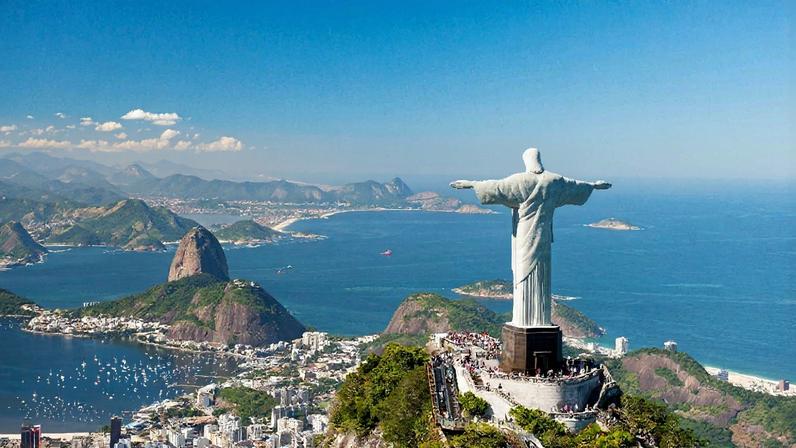 Cristo Redentor, atração turística da zona sul do Rio de Janeiro