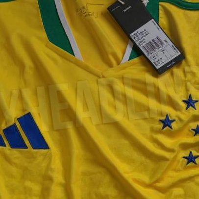 Camisa do Cruzeiro inspirada na seleção aparece em imagens vazadas