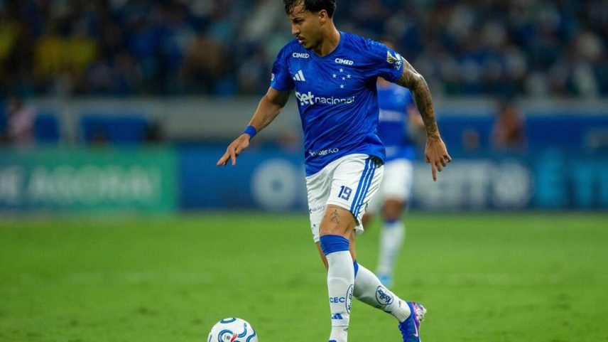 Kaio Jorge (Cruzeiro) durante jogo contra o Boca Juniors, no dia 28.04.2026.