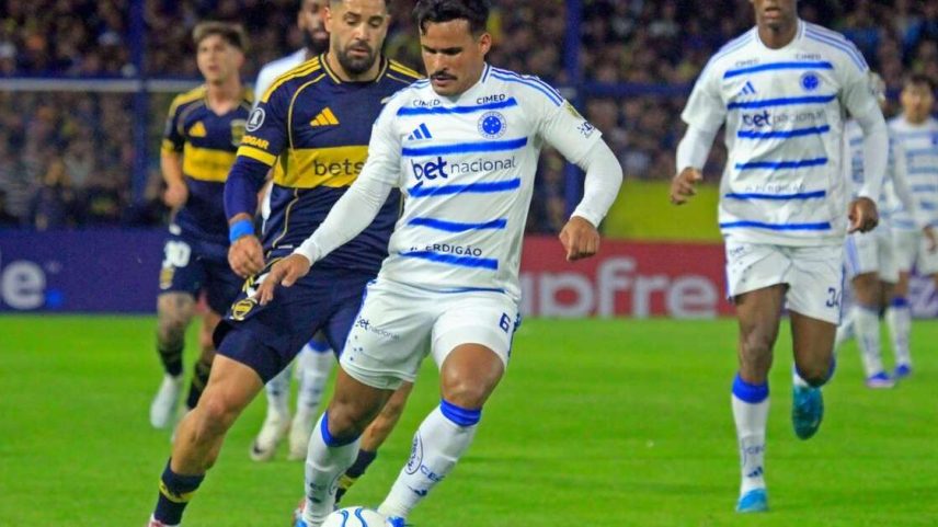 Kaiki Bruno (Cruzeiro) durante jogo contra o Boca Juniors, no dia 19.05.2026.