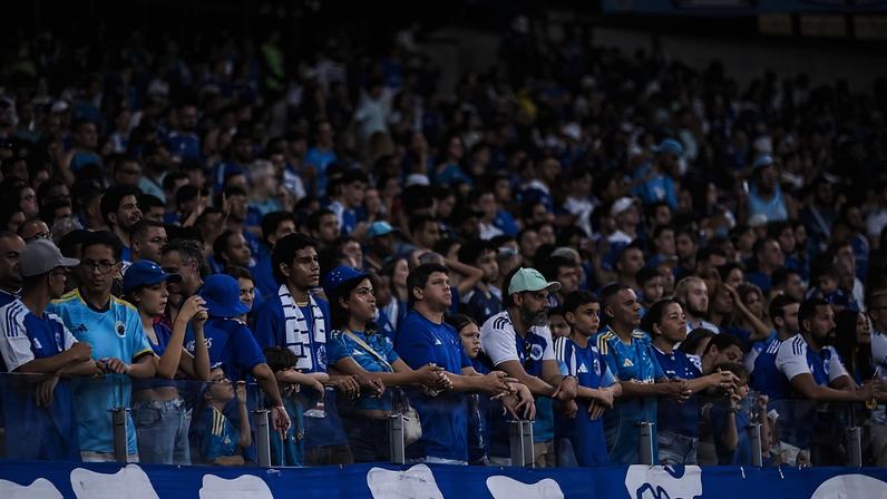 Torcida do Cruzeiro no Mineirão (Foto: Gustavo Aleixo/Cruzeiro)