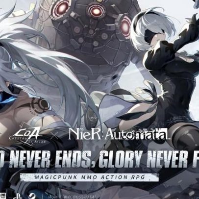 Crystal of Atlan inicia parceria com NieR:Automata e traz classe Karmaslayer