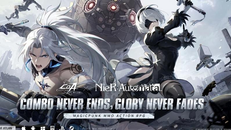 Crystal of Atlan inicia parceria com NieR:Automata e traz classe Karmaslayer