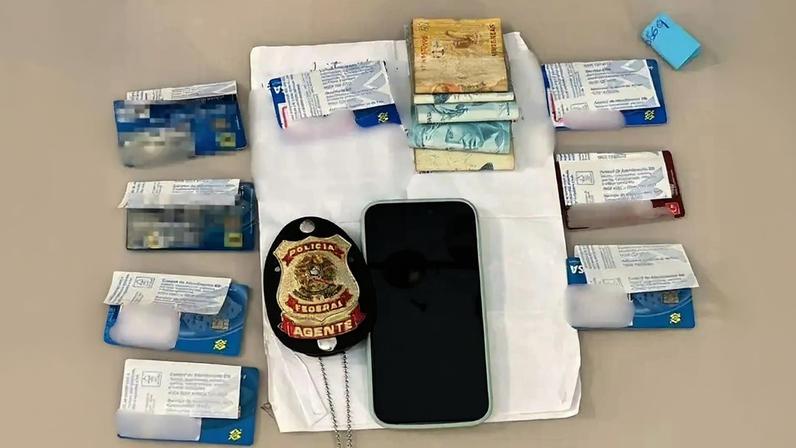 Material apreendido na Operação Paredão, da Polícia Federal
