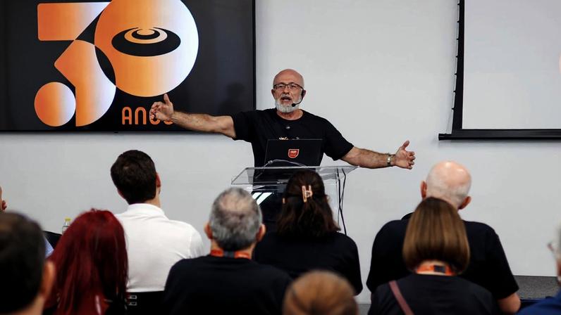 19/05/2026 - Silvio Meira: “a gente precisa desaprender” Um dos fundadores de polo tecnológico no Recife fala sobre impactos da IA. Foto: CIn-UFPE/Divulgação