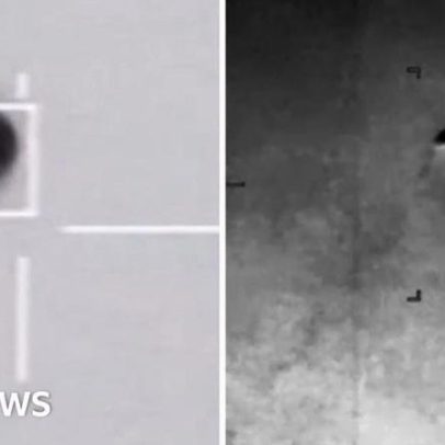 Vídeo recém-desclassificado mostra jato de caça abatendo OVNI