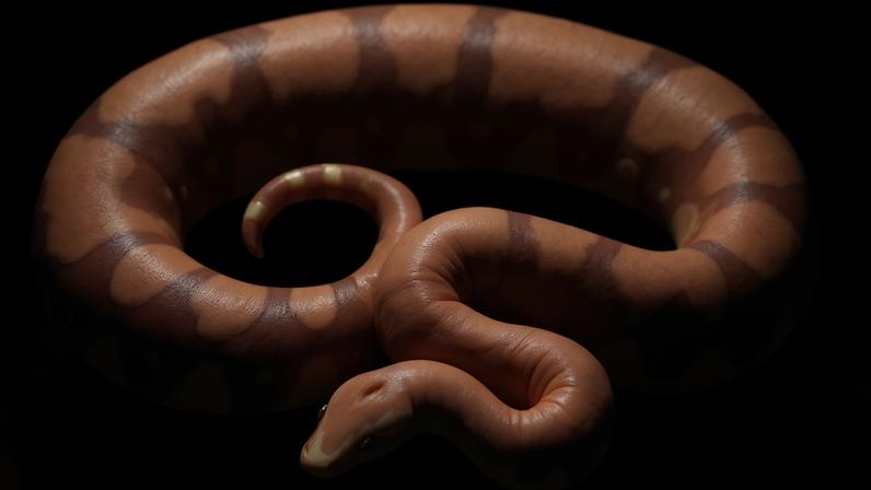 MAIOR - Representação artística da 'Vasuki indicus': em pé de disputa com a Titanoboa - (Debajit Datta, Sunil Bajpa et al/Reprodução)