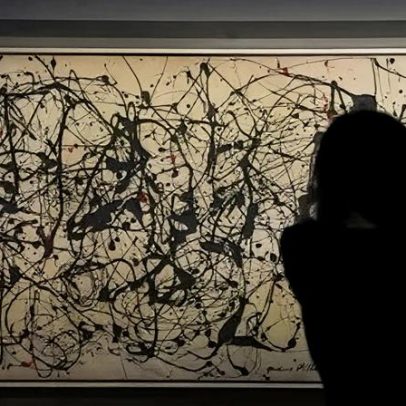 Pintura de Pollock atinge recorde de US$ 181 milhões em leilão