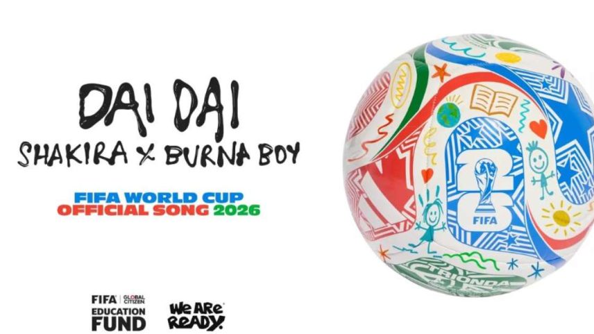 Fifa divulga que 'Dai Dai', de Shakira, foi escolhida a música da Copa do Mundo