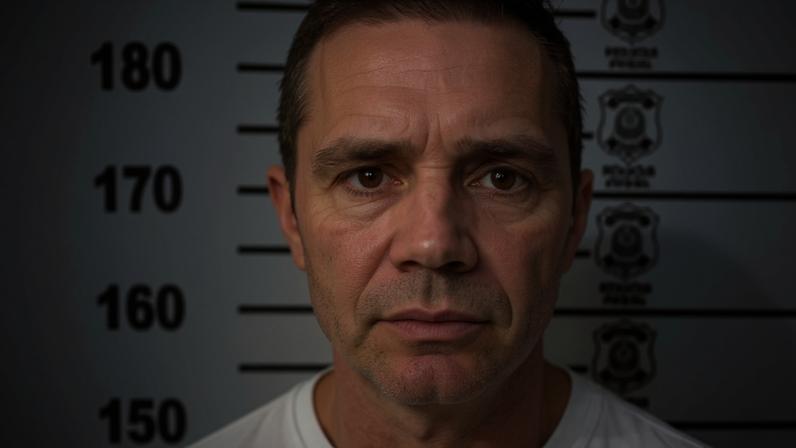 Fotografia do banqueiro Daniel Vorcaro. Foto: Secretaria da Administração Penitenciária-SP