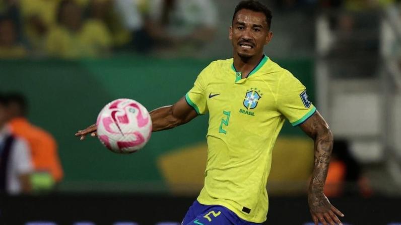 Danilo, lateral-direito da seleção brasileira