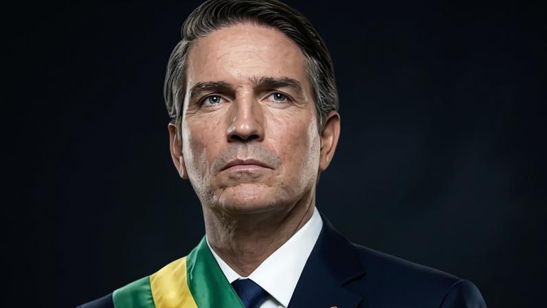 Jim Caviezel interpreta Jair Bolsonaro em filme chamado "Dark Horse". Foto: reprodução