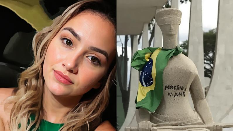 Sequência de ocorrências de ausência de sinal de GPS colocaram prisão domiciliar de Débora em risco. Defesa diz que quantidade em curto espaço de tempo é indicativo de falha e pede substituição do equipamento. (Foto: Débora Rodrigues/Arquivo Pessoal / Joedson Alves/Agência Brasil)