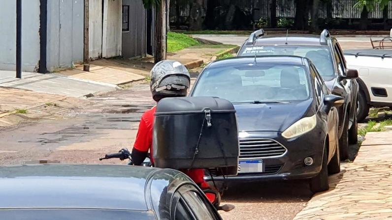motoboy na rua