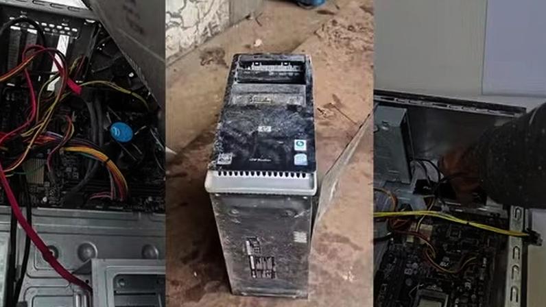 Homem viraliza ao encontrar tesouro em computador no FERRO VELHO; veja vídeo
