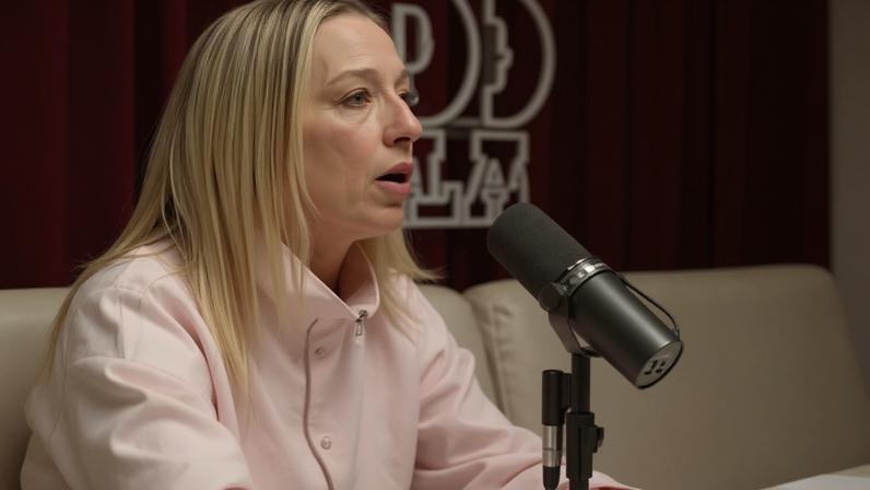 Samira se emocionou ao falar sobre cancelamento — Foto: Reprodução/ YouTube - PodDelas