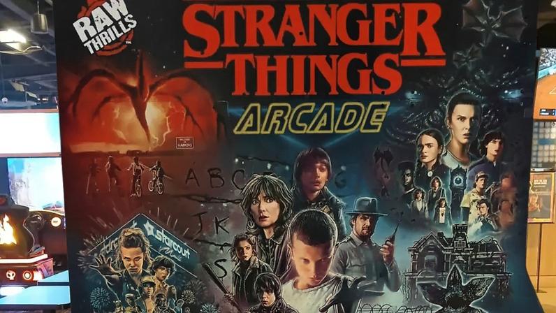 Fliperama de Stranger Things