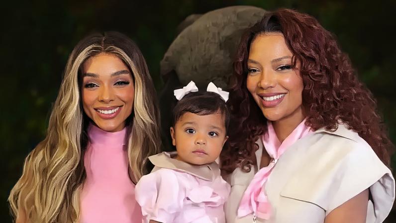 Brunna Gonçalves e Ludmilla comemoram primeiro aniversário da filha
