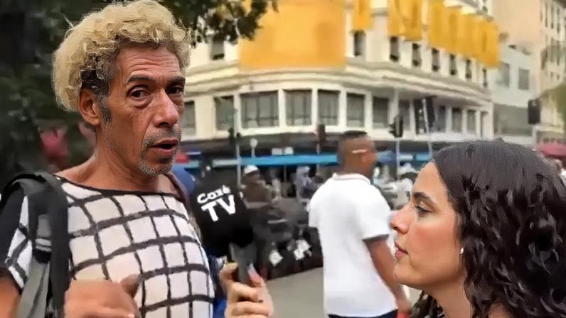 Repórter da CazéTV se surpreende com resposta em entrevista