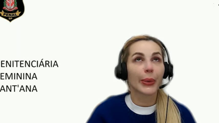 Deolane Bezerra em audiência de custódia