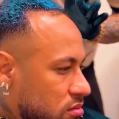 Polêmica envolvendo Neymar: suposta pintura de cabelo azul
