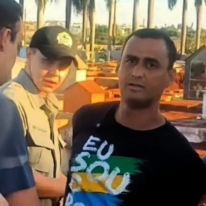 Influenciador é preso após confusão com PM ao denunciar venda de túmulos GO