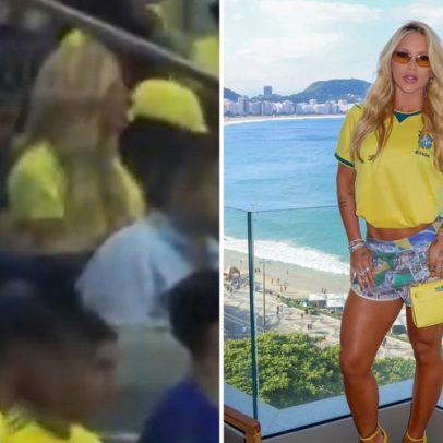 Vídeo mostra reação de Virginia a xingamentos da torcida durante jogo do Brasil