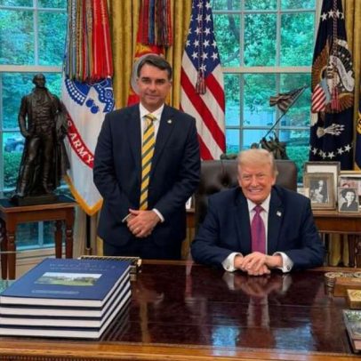 Flávio Bolsonaro e Trump discutem classificar facções criminosas como terroristas