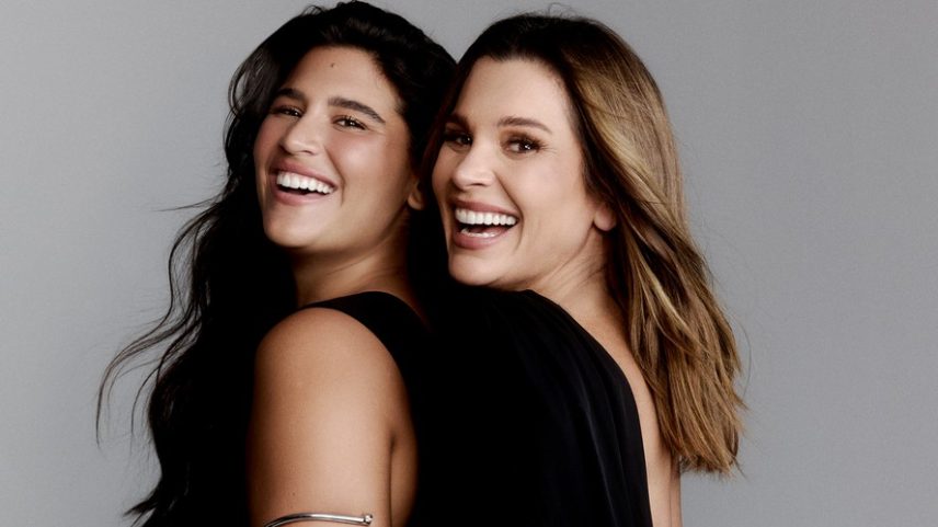 Flávia Alessandra e a filha, Giulia Costa