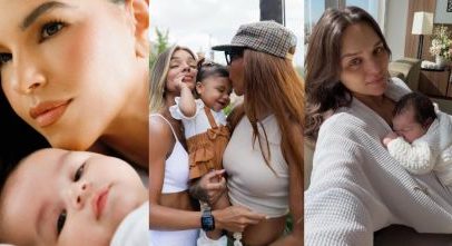 Famosas celebram Dia das Mães pela 1ª vez em 2026; veja fotos