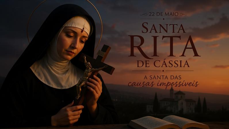 Dia de Santa Rita de Cássia: fé, esperança e devoção marcam a celebração deste dia 22 de maio