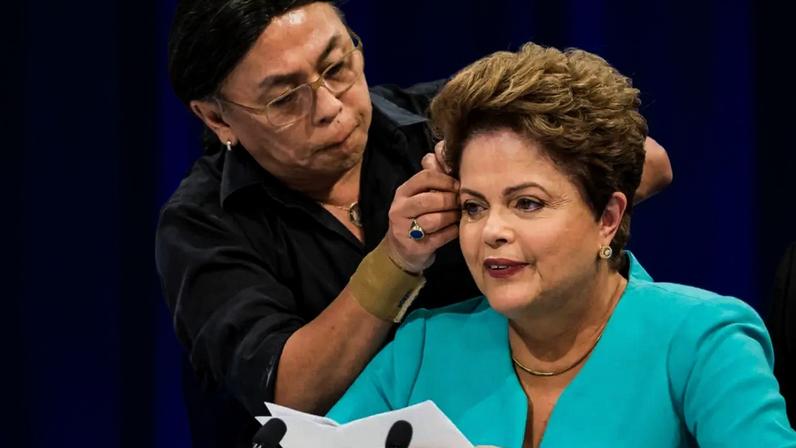 Celso Kamura e Dilma Rousseff: cabelo mais natural