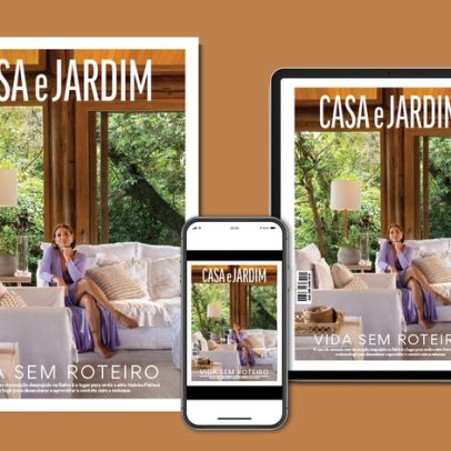 Maio da Casa e Jardim traz casa de praia de Heloísa Périssé na capa