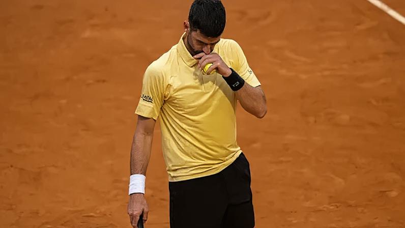 Novak Djokovic na derrota para Dino Prizmić no Masters 1000 de Roma