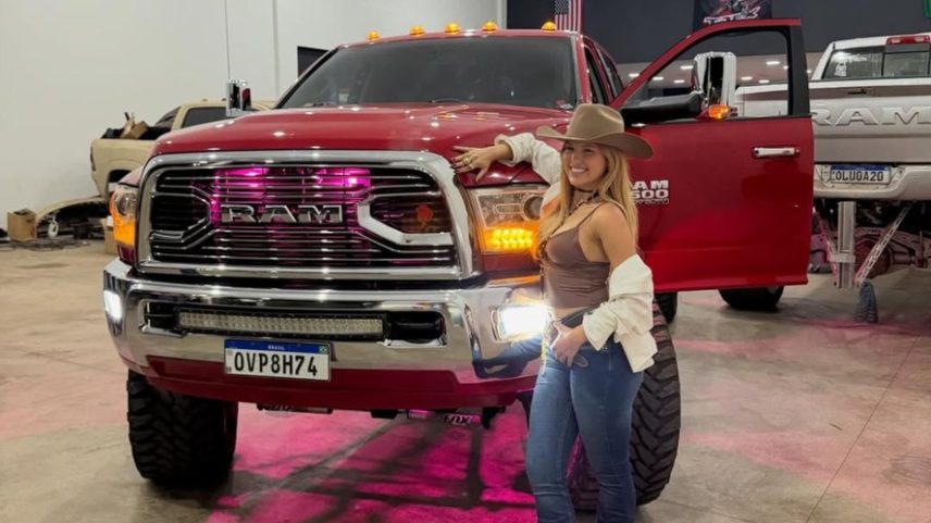 Dodge Ram 2500 Mari Menezes — Foto: Foto: Divulgação/Redes sociais