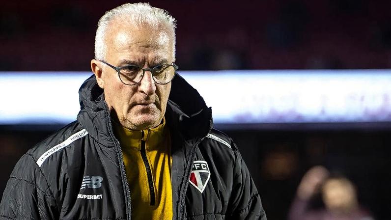Dorival Júnior em sua reestreia no São Paulo, contra o Millonarios, pela Copa Sul-Americana 2026