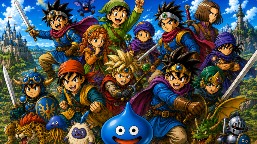 Dragon Quest completa 40 anos e é reconhecido como patrimônio cultural japonês