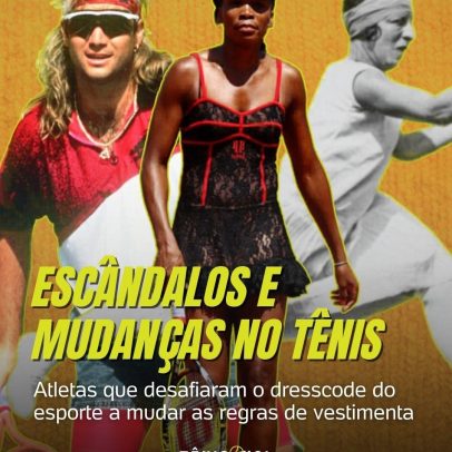 Atletas desafiam dress code do tênis e alteram regras