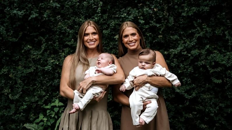 Bianca e Branca com seus terceiros bebês — Foto: Foto | Babuska @babuskafotografia Make | Karina Serra @karinaserramakeup Cabelo | Maria Rodrigues @mariarodriguesveras Stylist | Samantha Szczerb @samantha_szczerb