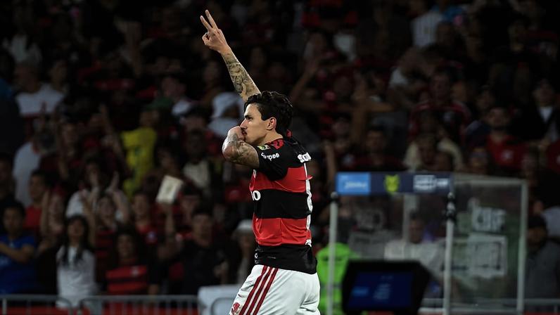 Pedro em Flamengo x Coritiba — Foto: Alexandre Durão
