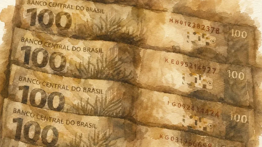 Em indicadores como PIB per capita, produtividade, liberdade econômica e participação no comércio internacional, o Brasil ocupa posições medíocres. (Foto: ChatGPT sobre foto de José Cruz/Agência Brasil)