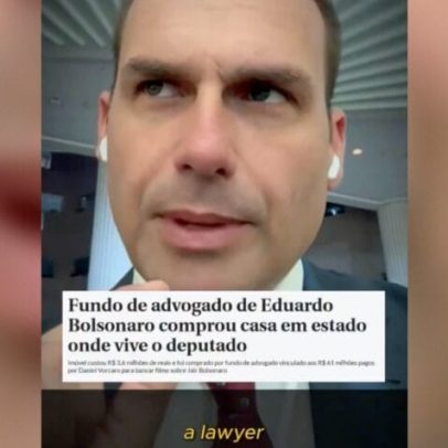 Eduardo Bolsonaro afirma ser destaque no imobiliário do Texas