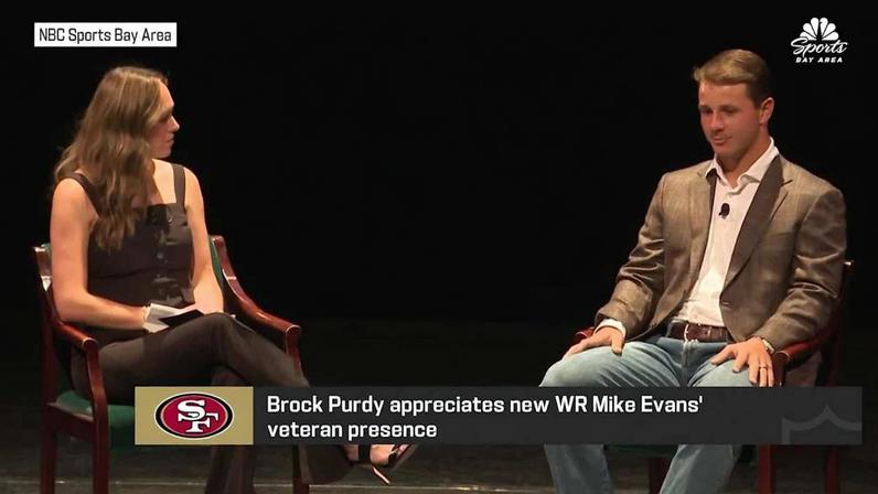 First look: Brock Purdy delivers pass to Mike Evans at 49ers OTAs | 'The Insiders'